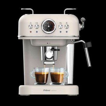 Primo PREM-40445 Μηχανή Espresso 1050W Πίεσης 20bar Ιβουάρ-Chrome Primo PREM-40445 Μηχανή Espresso 1050W Πίεσης 20bar Ιβουάρ-Chrome